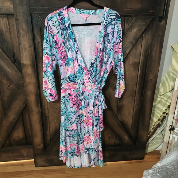 rozaline wrap dress